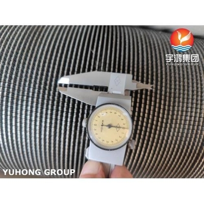 SS409 Integral Low Serrated Finned Tube Helical ASTM A312 TP347