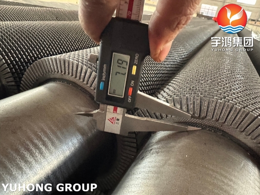 ASTM A335 P11 HFW Serrated Helical Finned Tube for Petrochemical