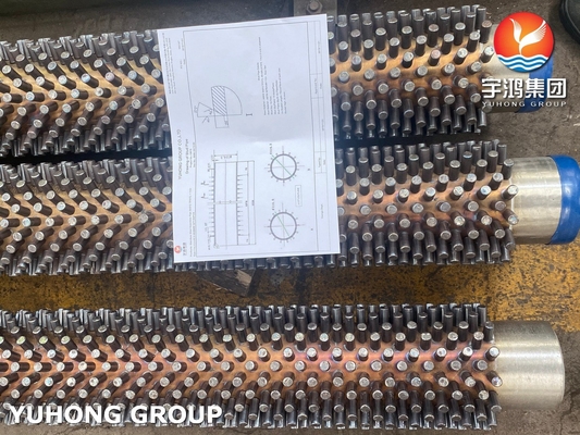ASTM A335 P5 11Cr Alloy Steel Studded Tube For Fired Heater