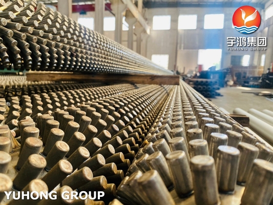 ASTM A335 P5 11Cr Alloy Steel Studded Tube For Fired Heater