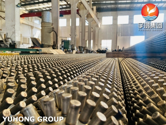 ASTM A335 P5 11Cr Alloy Steel Studded Tube For Fired Heater