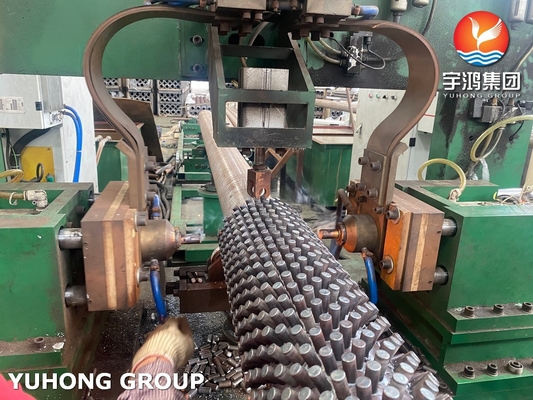 P11 Alloy Steel Stainless Steel Finned Studded Tube Pipe For Fired Heater Oil Refinary