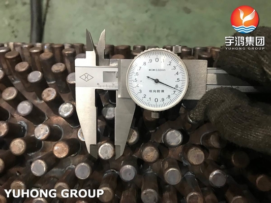 Studded Tube ASTM A335 P11 Alloy Steel For Fired Heater Oil Refinary