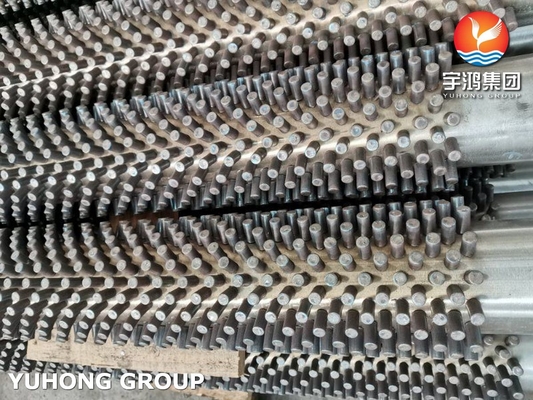 ASME SA312 TP304H 11Cr Austenitic Stainless Steel Studded Tube For Boliler