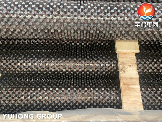 ASME SA312 TP304H 11Cr Austenitic Stainless Steel Studded Tube For Boliler