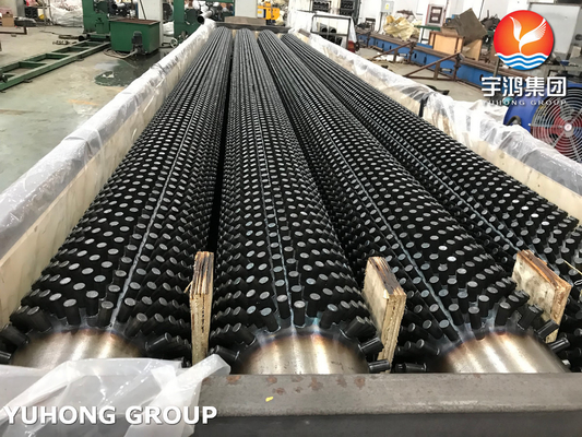 DN6-DN1200 Studded Black CS Extruded Studded Tube ASTM A106 Standard