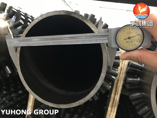 DN6-DN1200 Studded Black CS Extruded Studded Tube ASTM A106 Standard