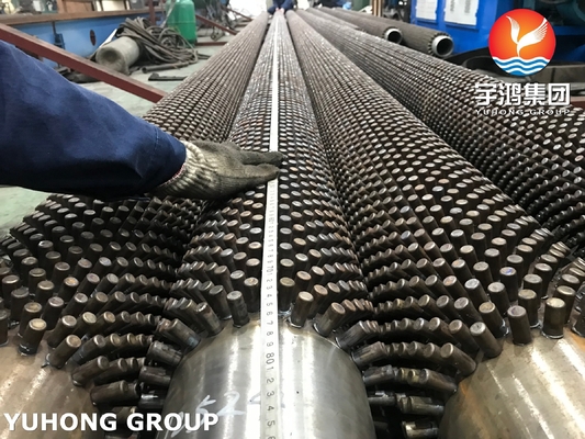 Studded Tube ASME SA335 P9 Alloy Steel For Heater Furnace