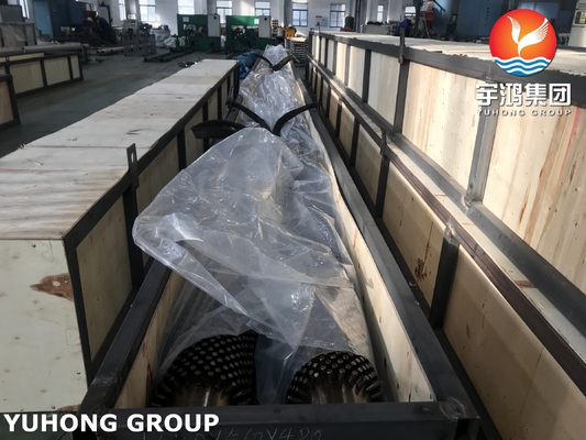 ASME SA335 P9 Studded Longitudinal Finned Tube Stainless Steel For Heater Furnace