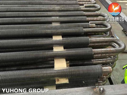 ASME SA213 T9 SS409 Austenitic U Bend Solid Fin Tube For Heat Exchanger