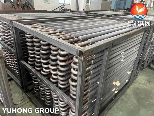 ASME SA213 T9 SS409 Austenitic U Bend Solid Fin Tube For Heat Exchanger