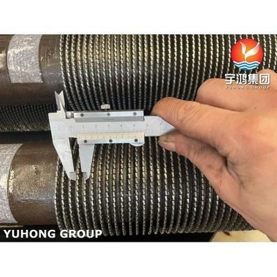 Welding Serrated Finned Tube ASTM A355 P9 11Cr For Waste Heat Boiler
