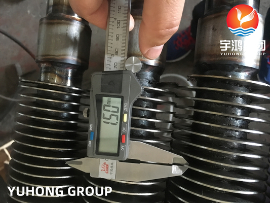 ASME SA213 T12 Low Embedded Fin Pipe Tube For Heat Exchangers Customised