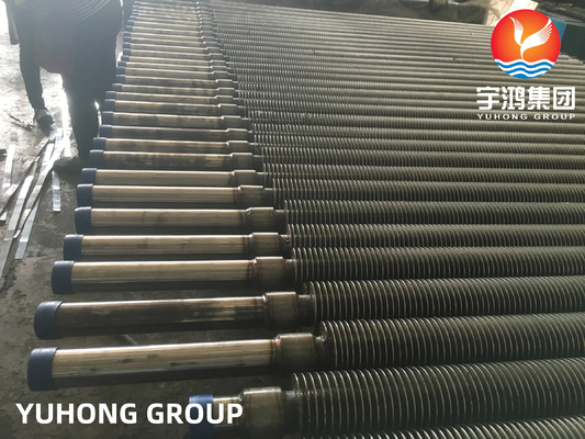 Welded Spiral Solid Fin Tube ASME SA213 T12 For Heat Exchangers