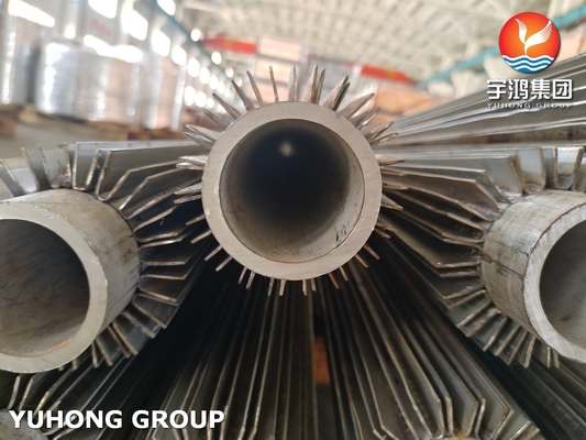 ASTM A213 TP316L Austenitic Alloy-Steel Longitudinal Finned Tube For Heating Pipe