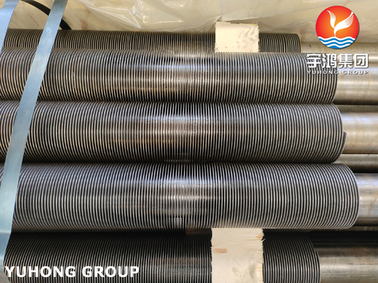 Solid Fin Tube High Frequency Welding ASME SA106 For Heaters