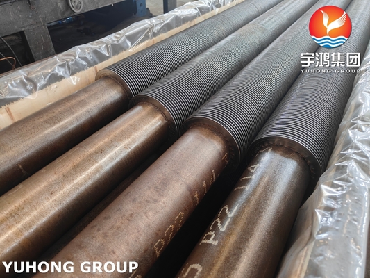 Helical Solid Fin Tube Fins ASTM A335 P22 11-13Cr For Air Preheaters Boiler