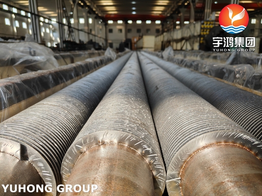 ASTM A335 P22 Helical Tube Fins Pipe For Air Preheaters Boiler 11-13Cr