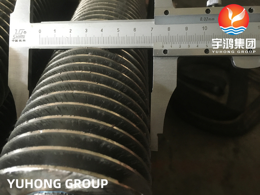 HFW Solid Fin Tube ASME SA213 T12 Alloy Steel For Heating Systems