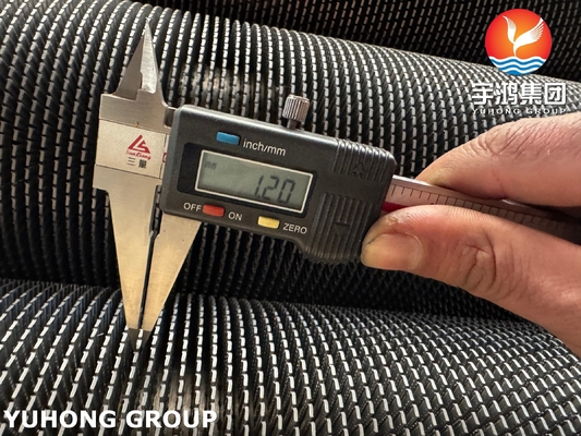 ASTM A335 P11 Spiral Serrated Finned Tube For Heating Pipes