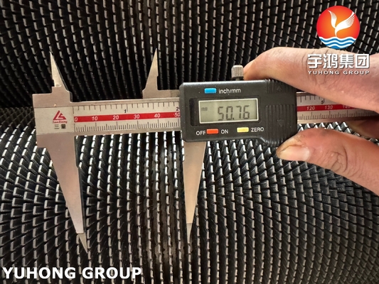 Custom SCH 40S P11 Spiral Serrated Finned Tube For Heating Pipes