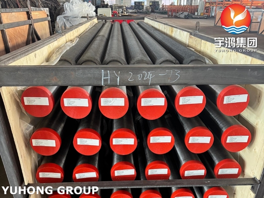 ASTM A335 P11 Spiral Serrated Finned Tube For Heating Pipes