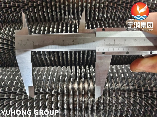 ASME SA192 Carbon Steel Serrated Finned Tube For Boiler And Air Heat Exchanger