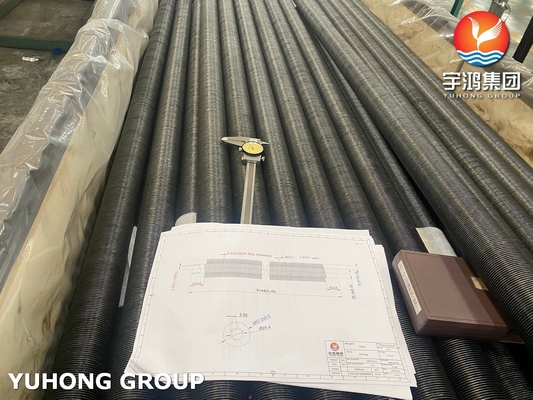 TP316L Stainless Steel Seamless G Type Finned Tube Micro Coil ASTM A213 Oil Refinery Cooling