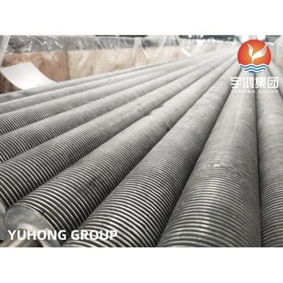 ASME SA249 TP304 Austenitic Steel Extruded Fin Tube In Air Cooler Application