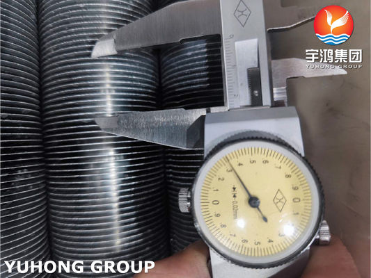 ASME SB163 NO8825 Nickel Alloy Extruded Fin Tube  Heat Exchanger For Heat Exchanger