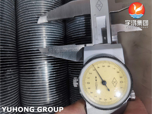 Nickel Alloy Extruded Fin Tube Finned Aluminum Tubing NO8825 Incoloy 825 Heat Exchanger
