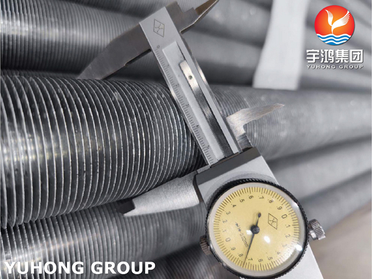 Nickel Alloy Extruded Fin Tube Finned Aluminum Tubing NO8825 Incoloy 825 Heat Exchanger