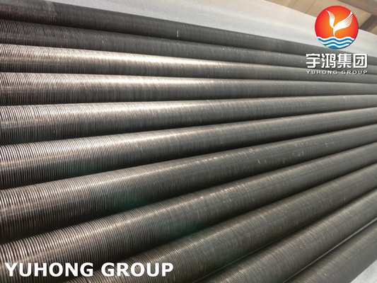 Straight Aluminium Extruded Fin Tube Pipe NO4400 For Intercooler ACHEs