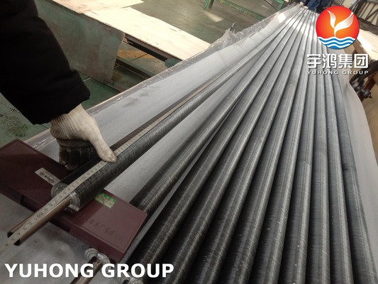 Straight Aluminium Extruded Fin Tube Pipe NO4400 For Intercooler ACHEs