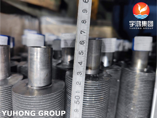 ASTM B163 Incoloy NO8825 Extruded Fin Tube For Heat Exchanger