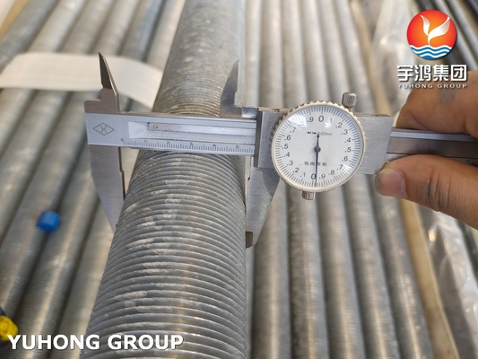 Corrosion Resistance Aluminum Steel Extruded Fin Tube ASTM A269 For Copper Pipe Boilers