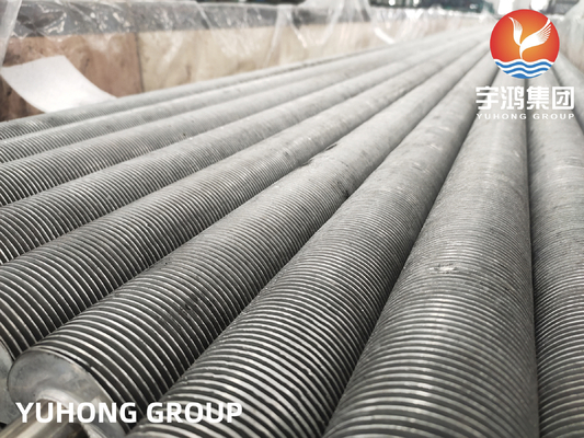 OEM Extruded Aluminum Fins Tube Pipe TP304 For Condenser Intercooler