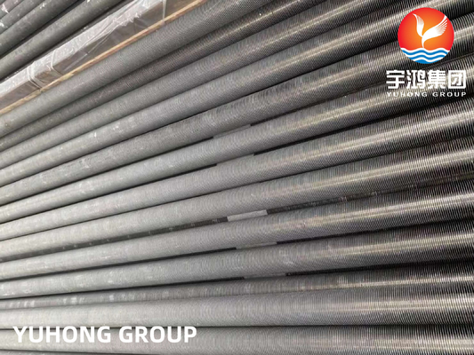 OEM Extruded Aluminum Fins Tube Pipe TP304 For Condenser Intercooler