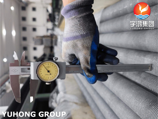ASTM B163 Incoloy 825 Extruded Fin Tube For Heat Exchanger