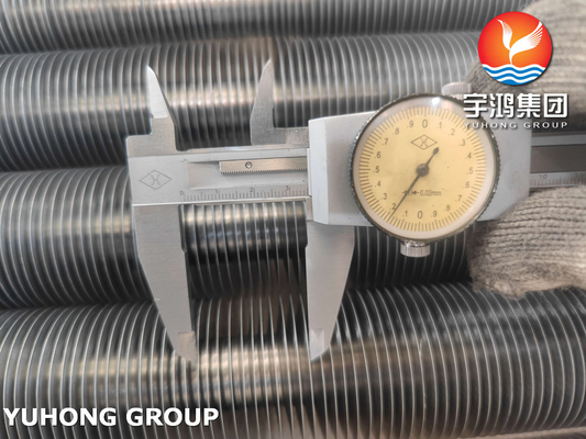 Wound Copper Aluminum Fintube Cooling Systems ASTM A179 Customized