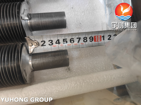 Wound Copper Aluminum Fintube Cooling Systems ASTM A179 Customized