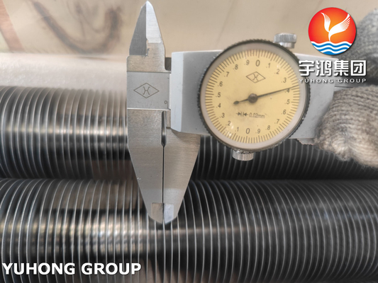 Compact Condenser 15mm Finned Copper Pipe ASME SA179 In Thermal Systems