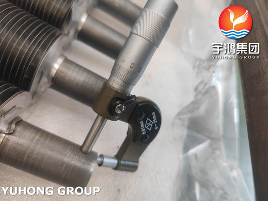 ASME SA179 With Aluminum 1060 L Type Fin Tube For Condenser In Thermal Systems