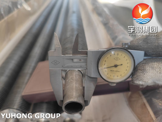 ASTM A249 TP321 Austenitic Steel Wound Fin Tube For Air Cooler