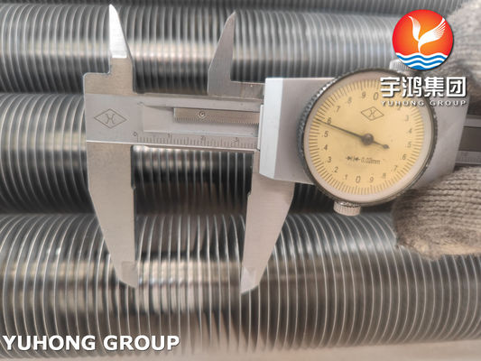 ASTM A249 TP321 Austenitic Steel Wound Fin Tube For Air Cooler