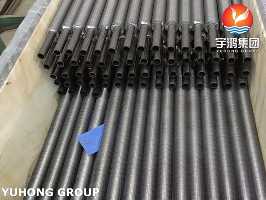 HVAC Wound Stainless Steel Finned Tube ASTM A179 Carbon Steel Material ODM