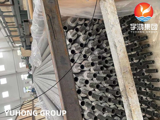 ASTM A249 TP304 Welded Wound L Embedded Fin Tube For Heat Exchangers