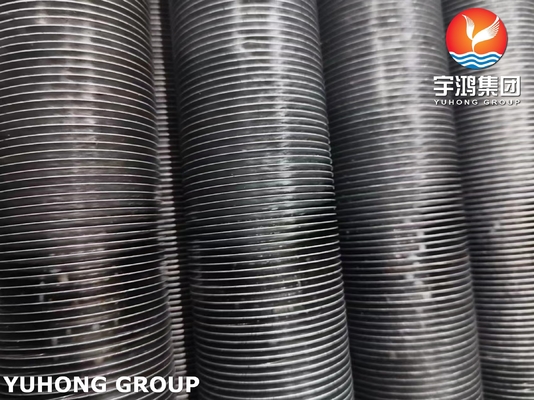 OEM Spiral Wound Finned Copper Tube Tubing 15mm ASME SA179