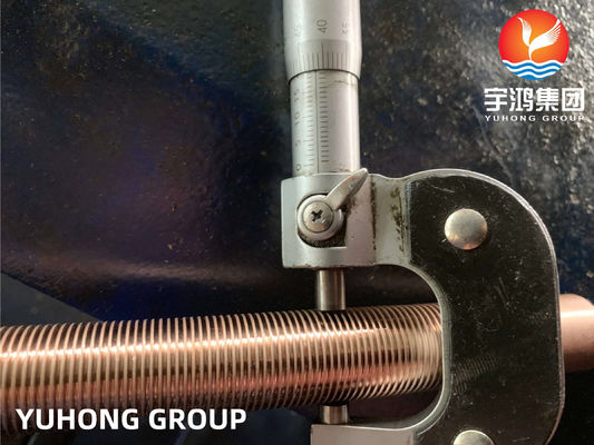 ASME SB111 C70600 Copper Nickel Integral Low Fin Tubes For Heat Exchangers