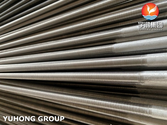 Straight Copper Nickel Low 3/4" Finned Copper Tubing For Heat Exchangers C71500